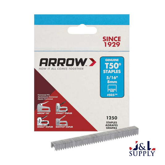 Arrow 505 Genuine T50 5/16-Inch Staples