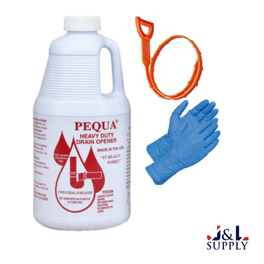 PEQUA HEAVY DUTY DRAIN OPENER KIT - 64 Ounce